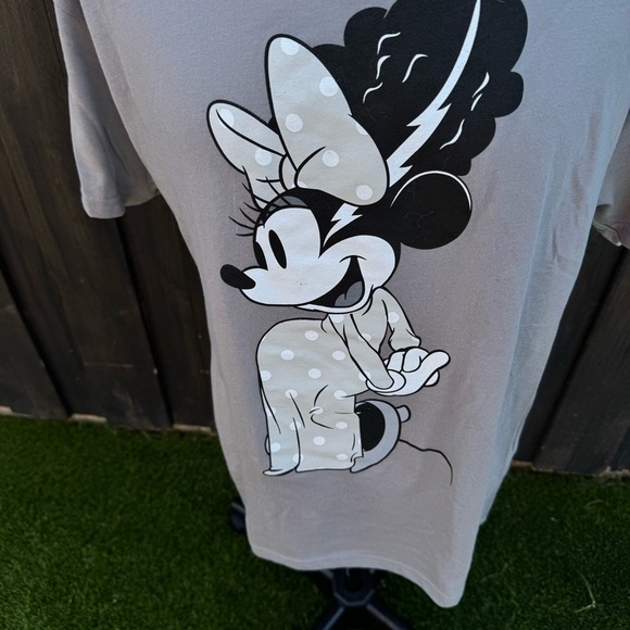 Disney Classic Bride of Frankenstein Minnie Gray Tee - Picture 4 of 7
